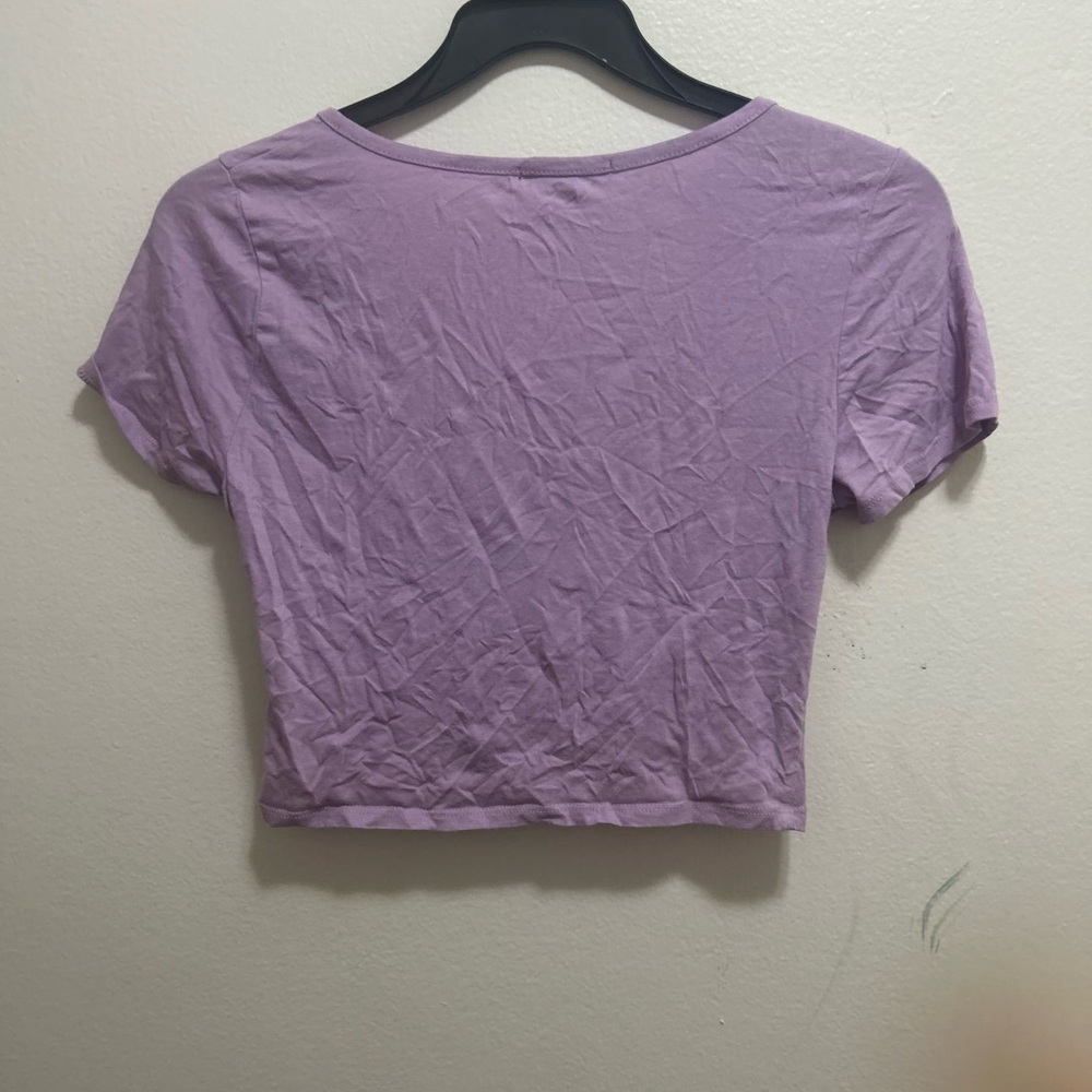 Ambiance Lavender Crop Top